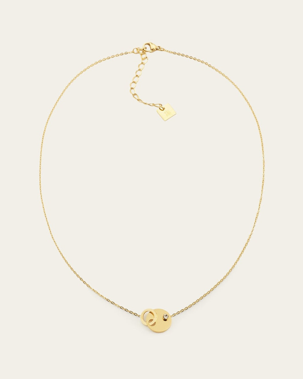 Collier Domino (Acier doré)