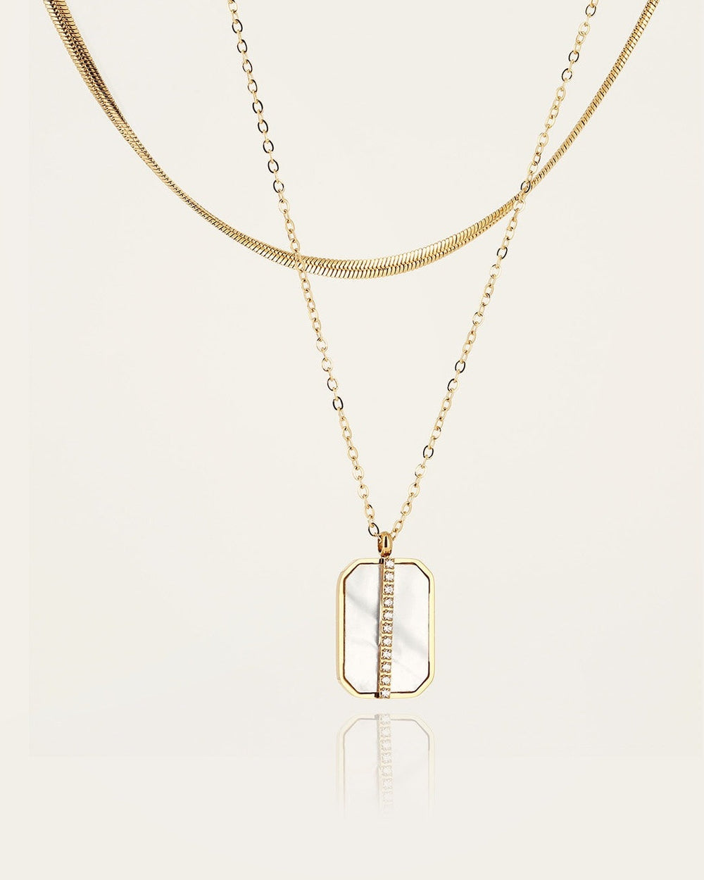 Nikov Necklace (Gold-plated steel)