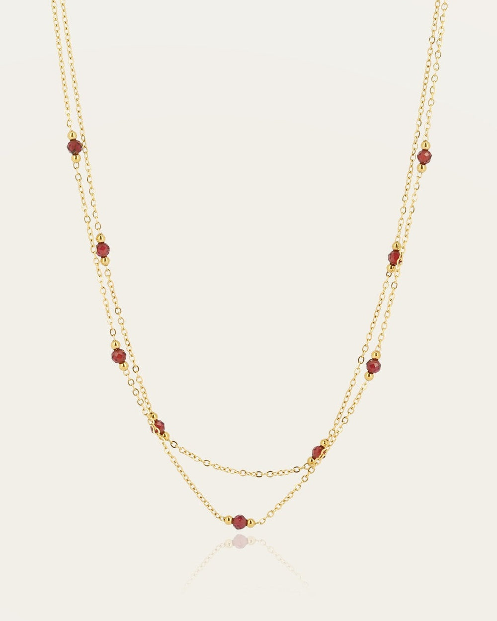 Falls Necklace (Gold-plated steel)