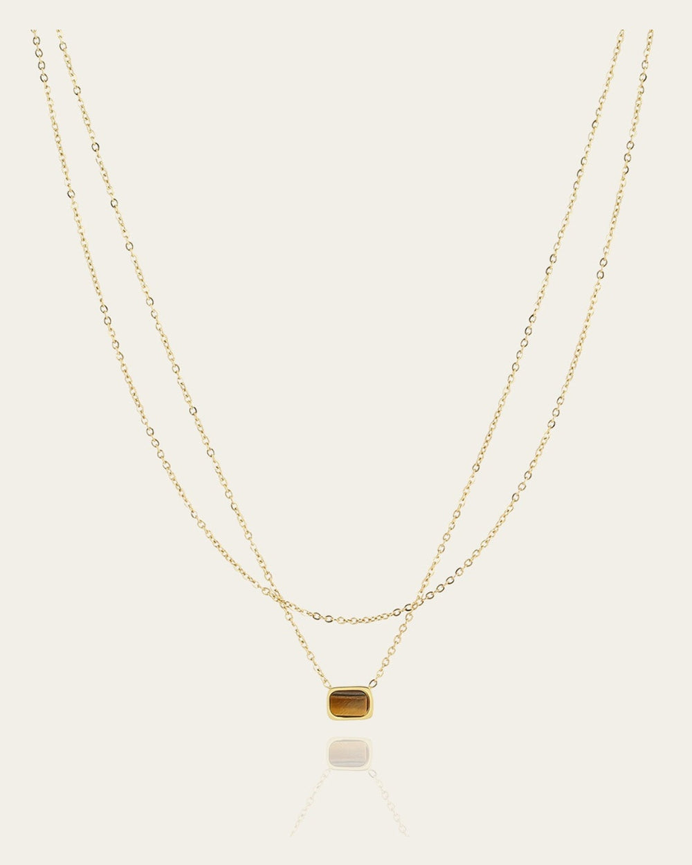 Deauville Necklace (Gold-plated steel)