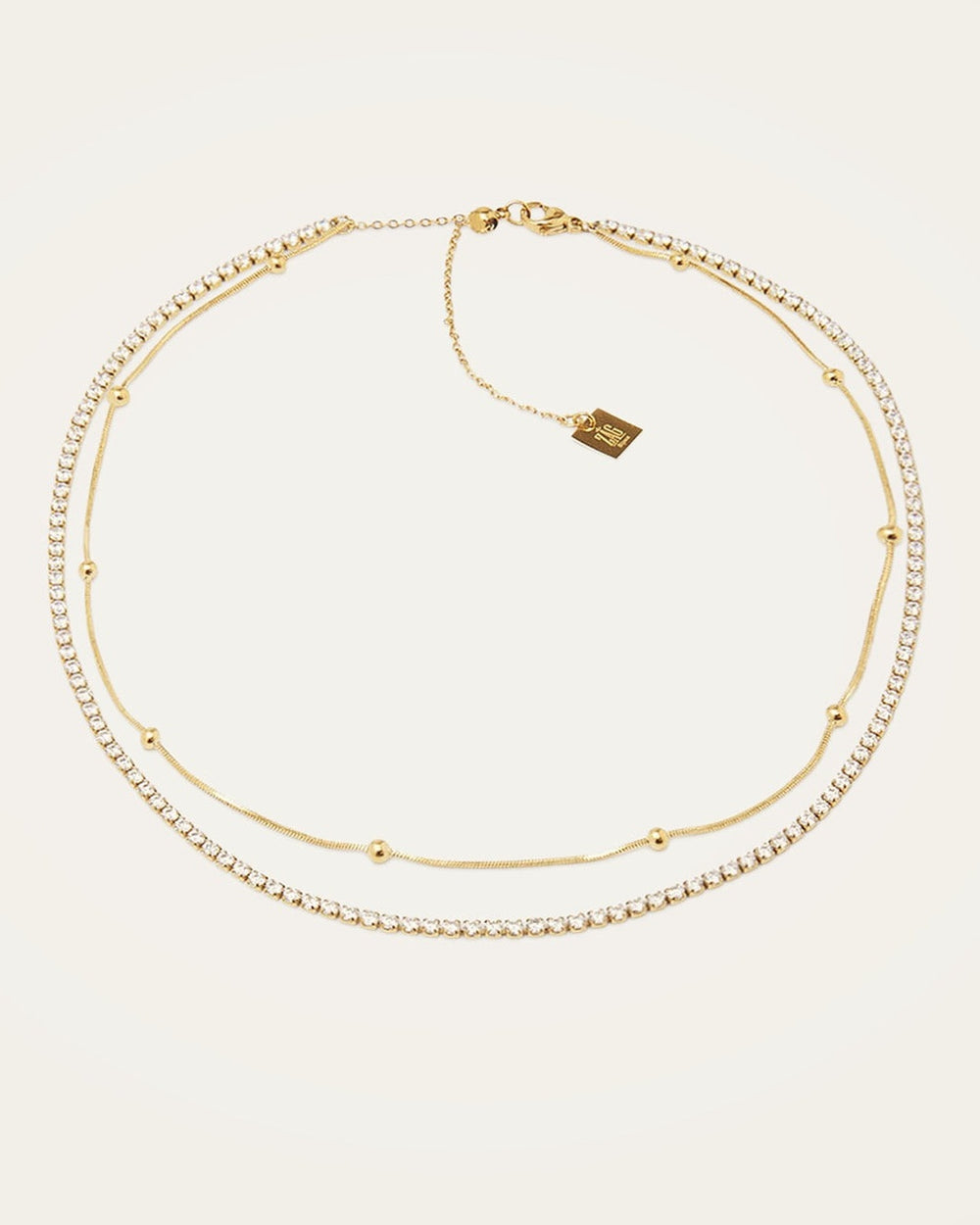 Osorno necklace (Gold-plated steel)