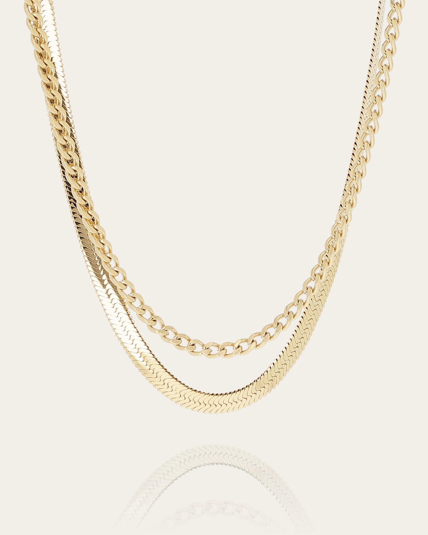 Collier Nokka (Acier doré)