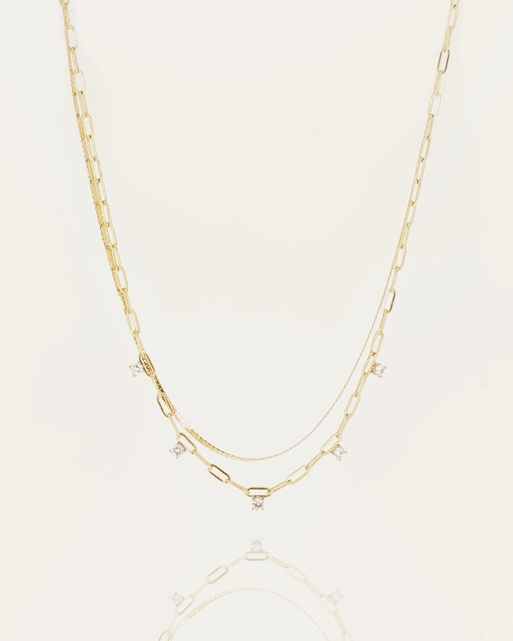 Collier Ouzo (Acier doré)
