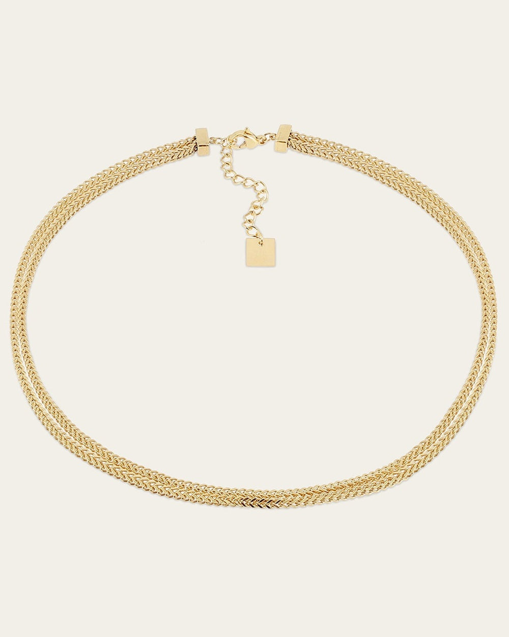 Doble Necklace (Gold-plated Steel)