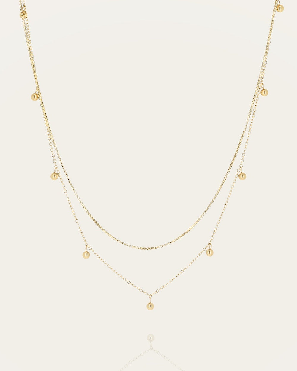 Necklace Satori (Gold-plated steel)