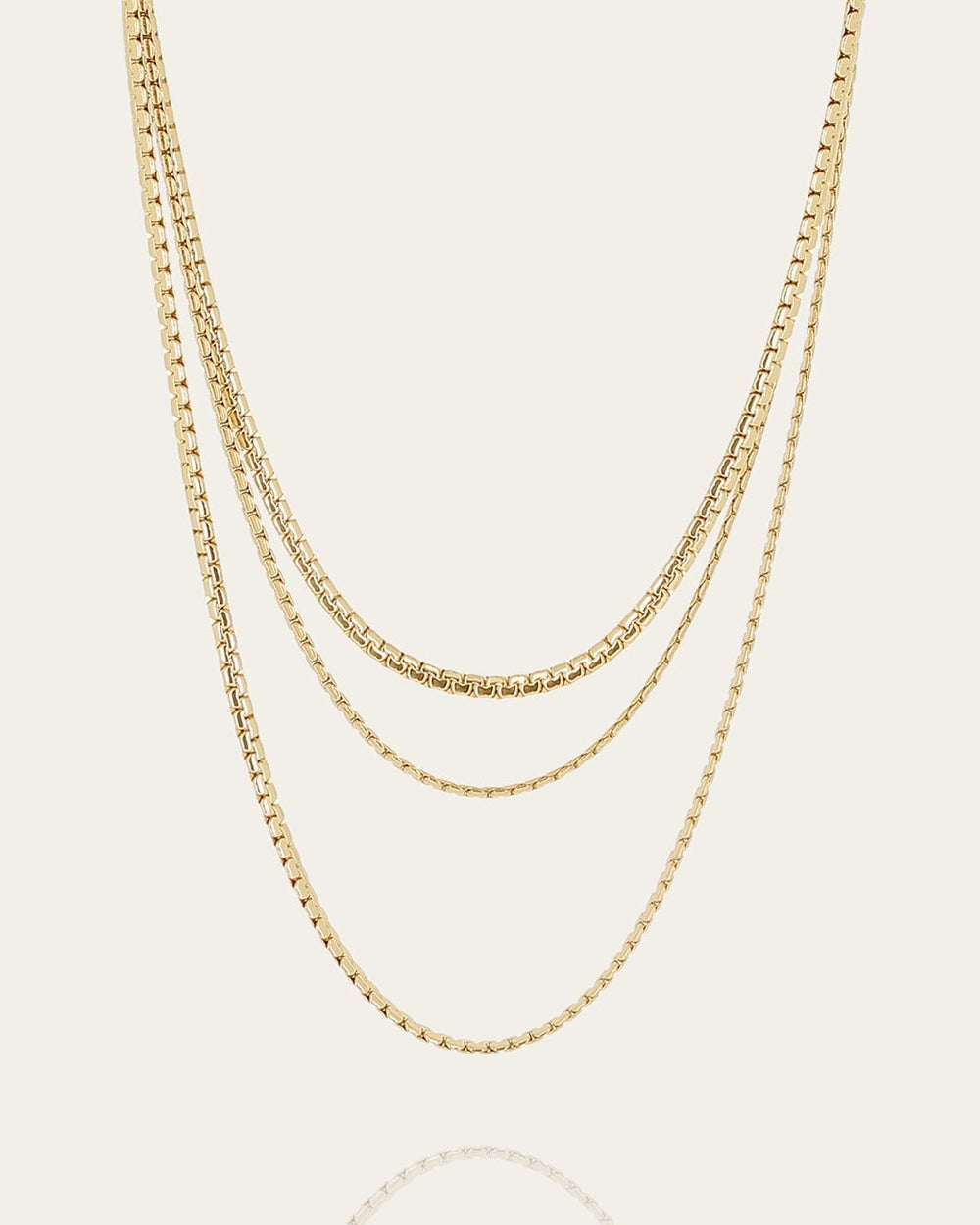 Collier Salerne (Acier doré)