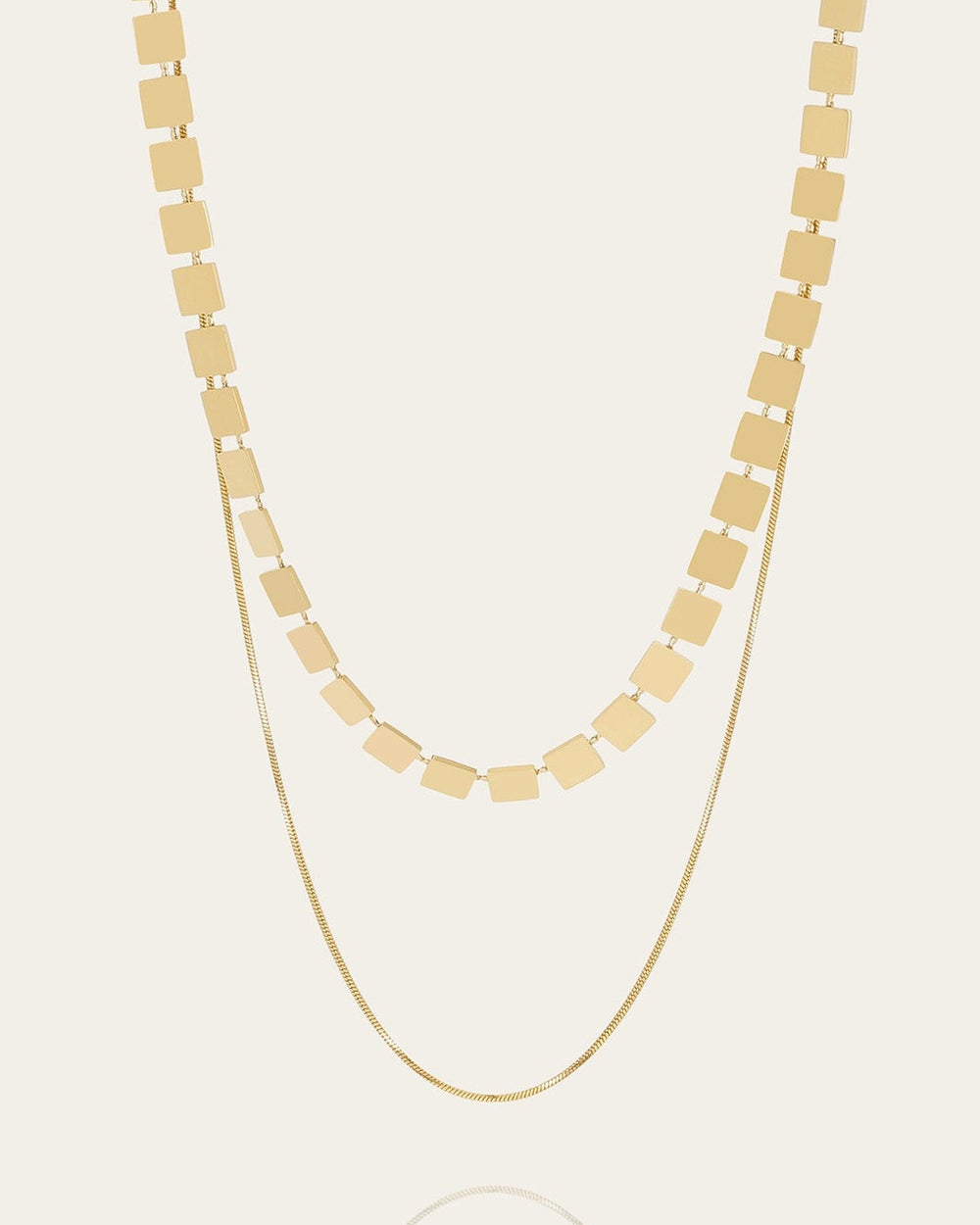 Estremo necklace (Gold-plated steel)