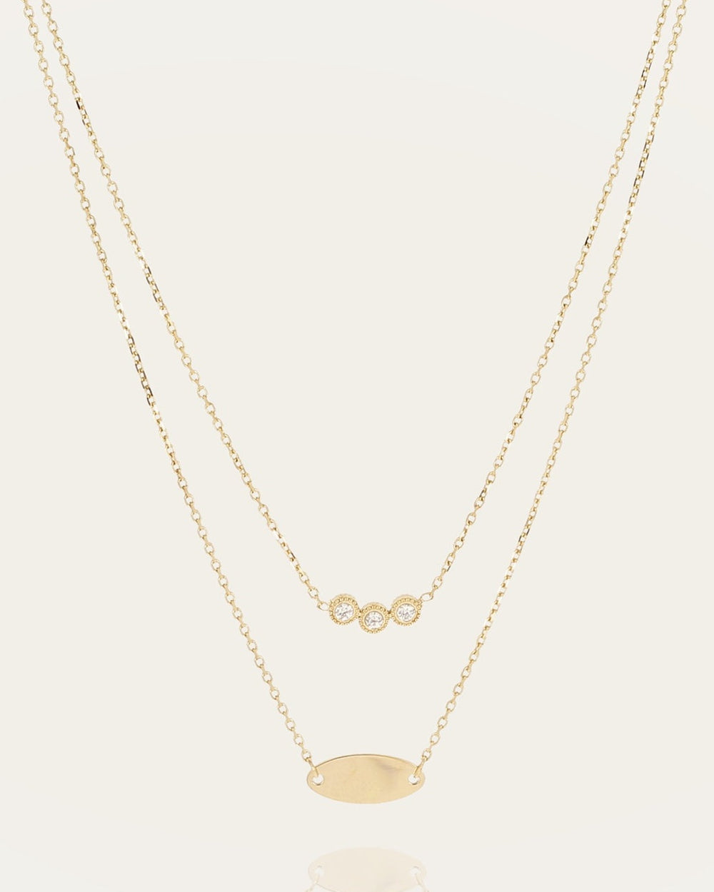 Collier Sestu (Acier doré)