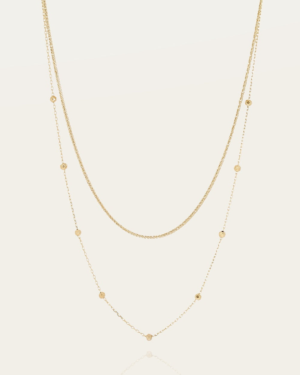 Necklace Virelle (Gold-plated steel)
