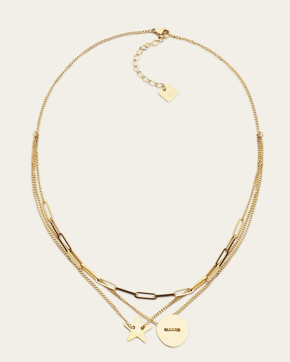 Star Necklace (Gold-plated steel)