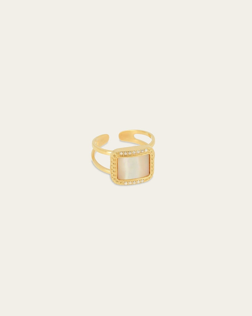 Bague Eliane (Acier doré)