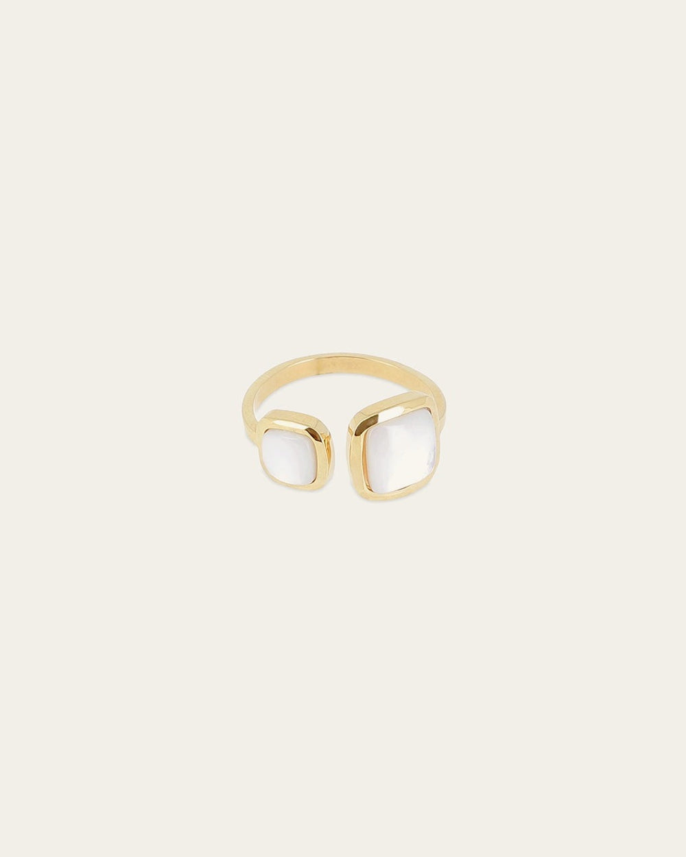 Bague Beryl (Acier doré)