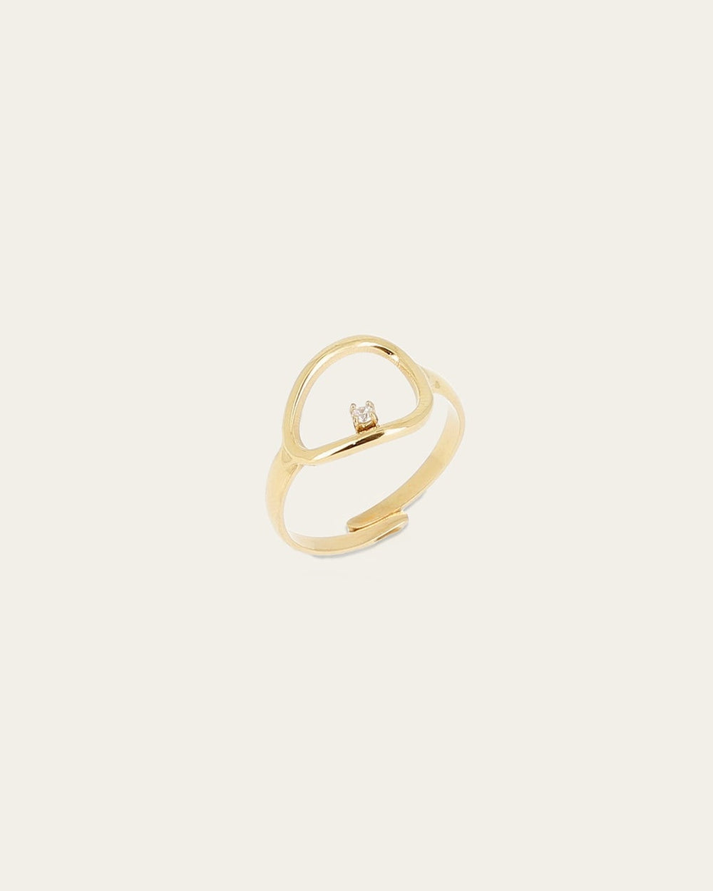 Lueur ring (Gold-plated steel)