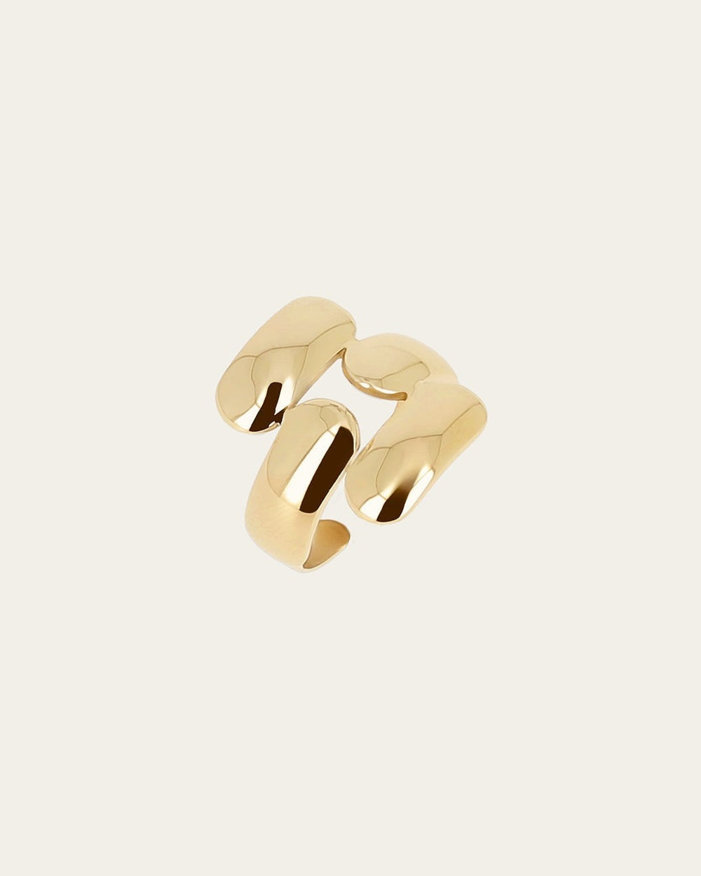 Bague Runica (Acier doré)