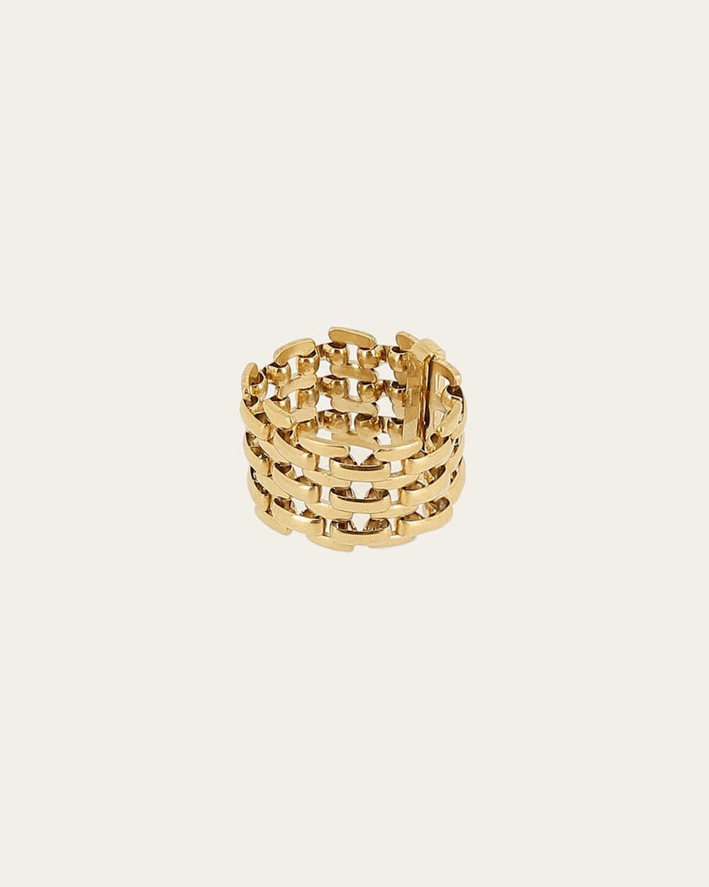 Bague Bayard (Acier doré)