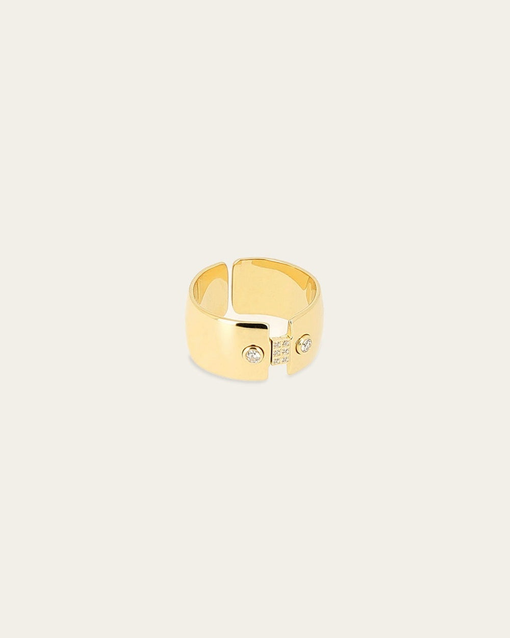 Bague Francine (Acier doré)