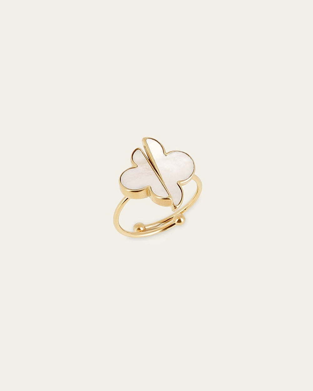 Bague Azzo (Acier doré)