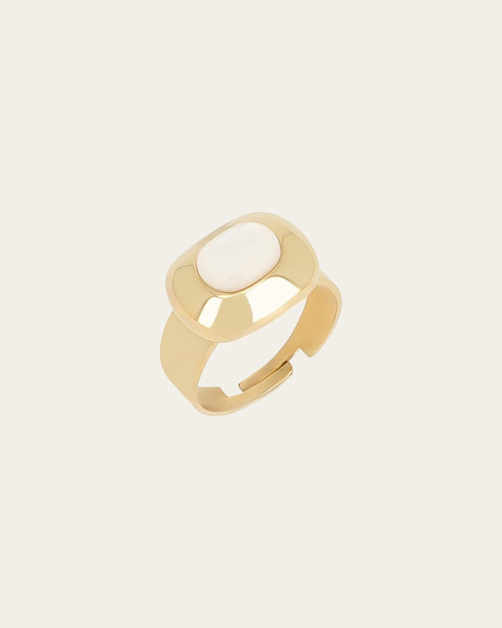 Syléna Ring (Gold-plated steel)