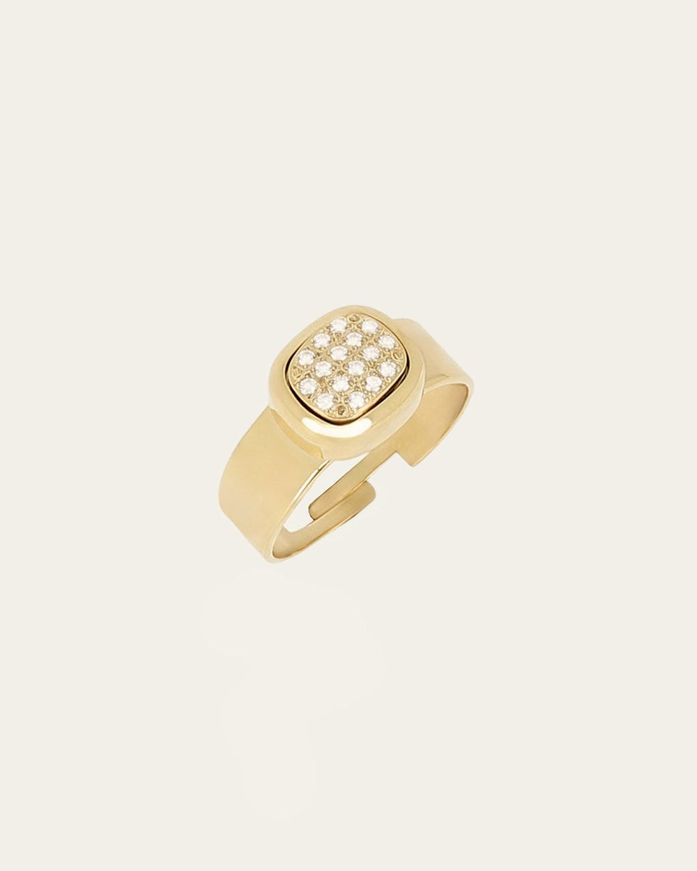 Bague Gally (Acier doré)