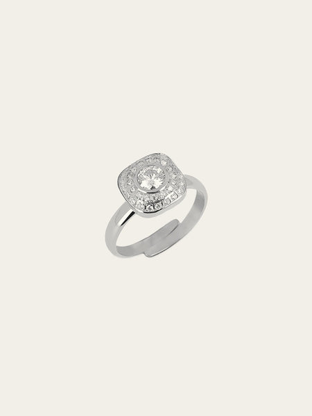 Bague martelée argent sterling 925