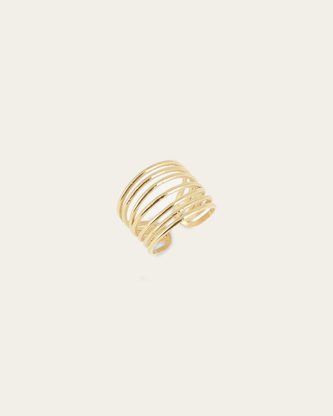 Gio Ring (Gold-plated Steel)