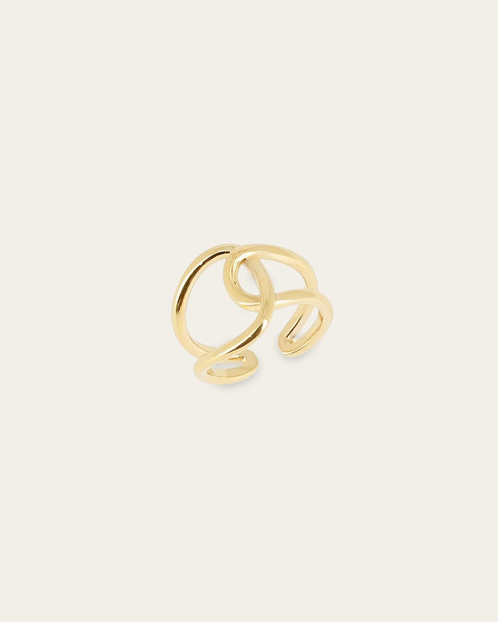 Bague Kora (Acier doré)