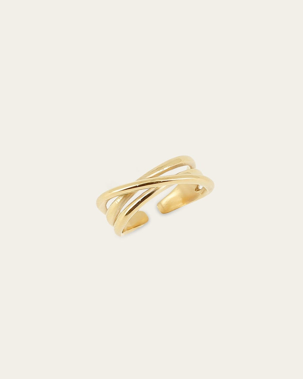 Tidja Ring (Gold-plated Steel)