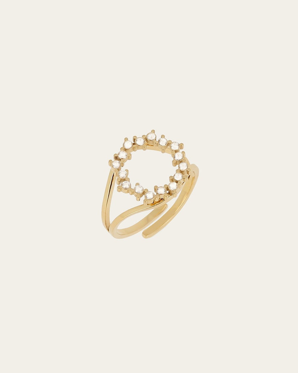 Bague Juki (Acier doré)
