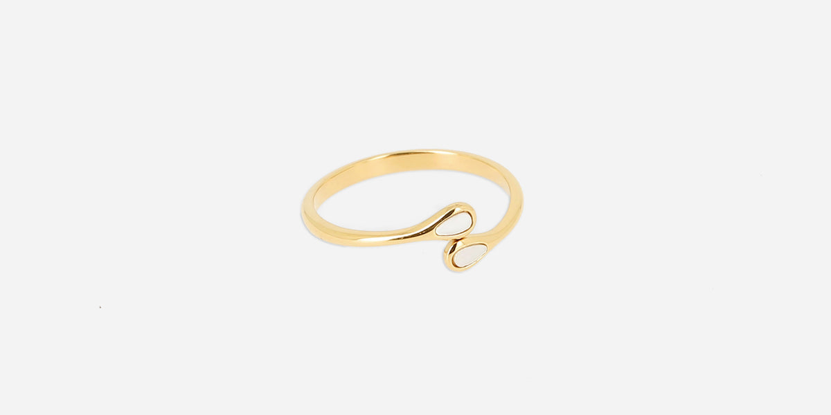 Bague Enora (Acier doré)