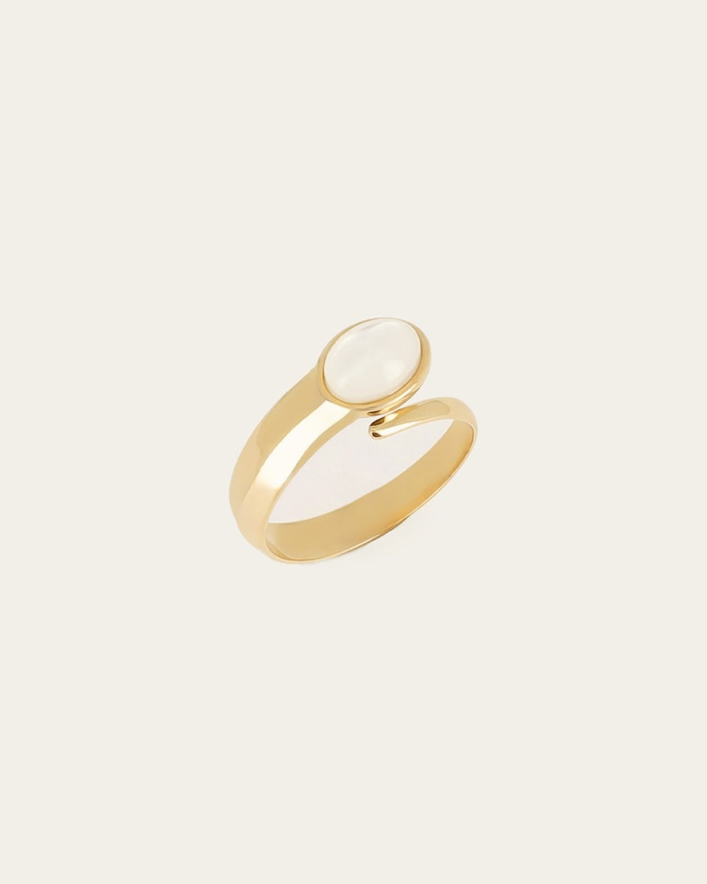 Bague Lunara (Acier doré)
