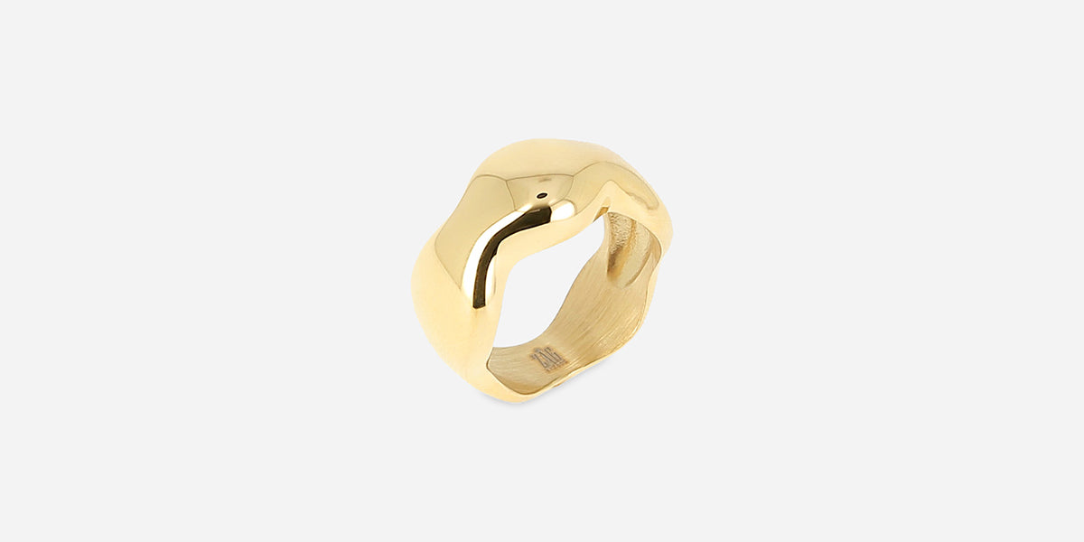 Bague Orsay (Acier doré)