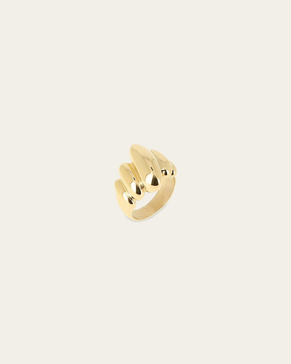 Trocadero ring (Gold-plated steel)
