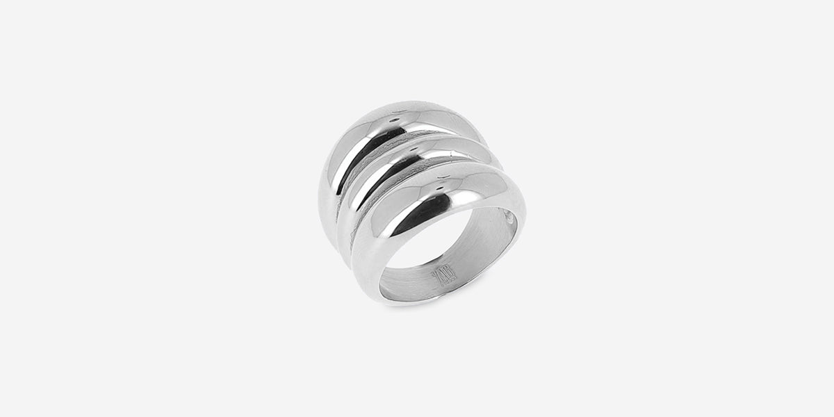 Bague Pompidou (Acier)