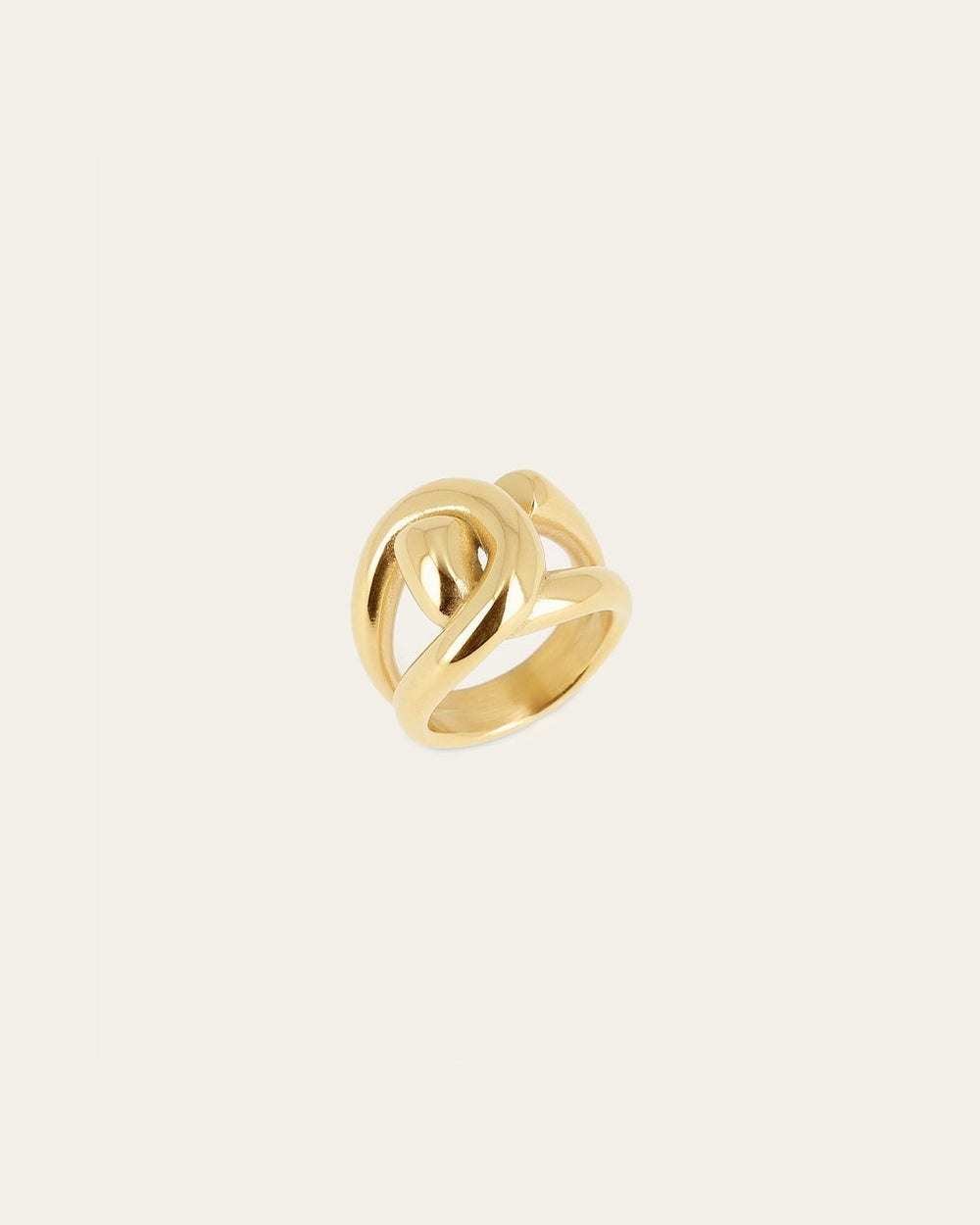 Bague Cera (Acier doré)