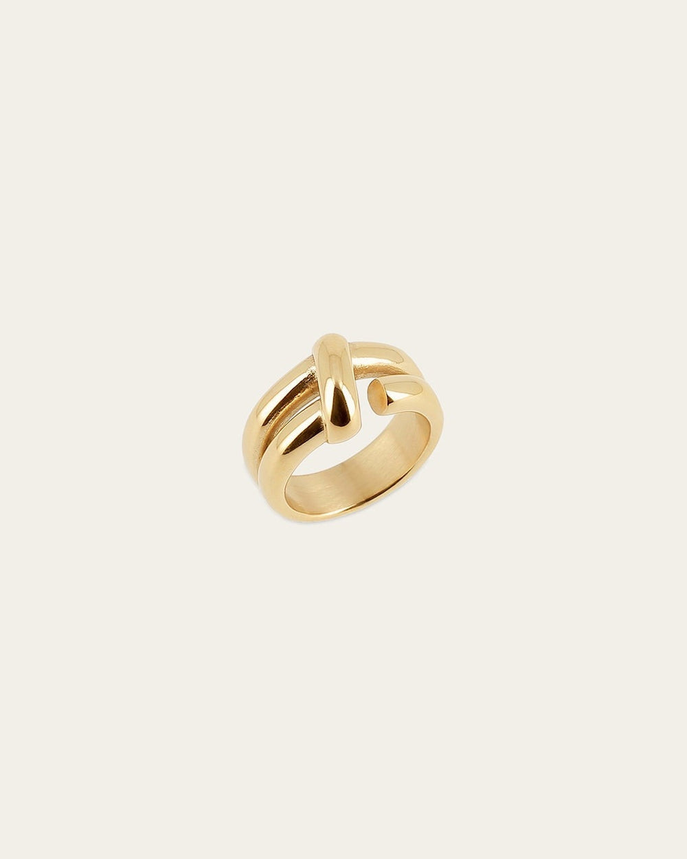 Bague Kendra (Acier doré)