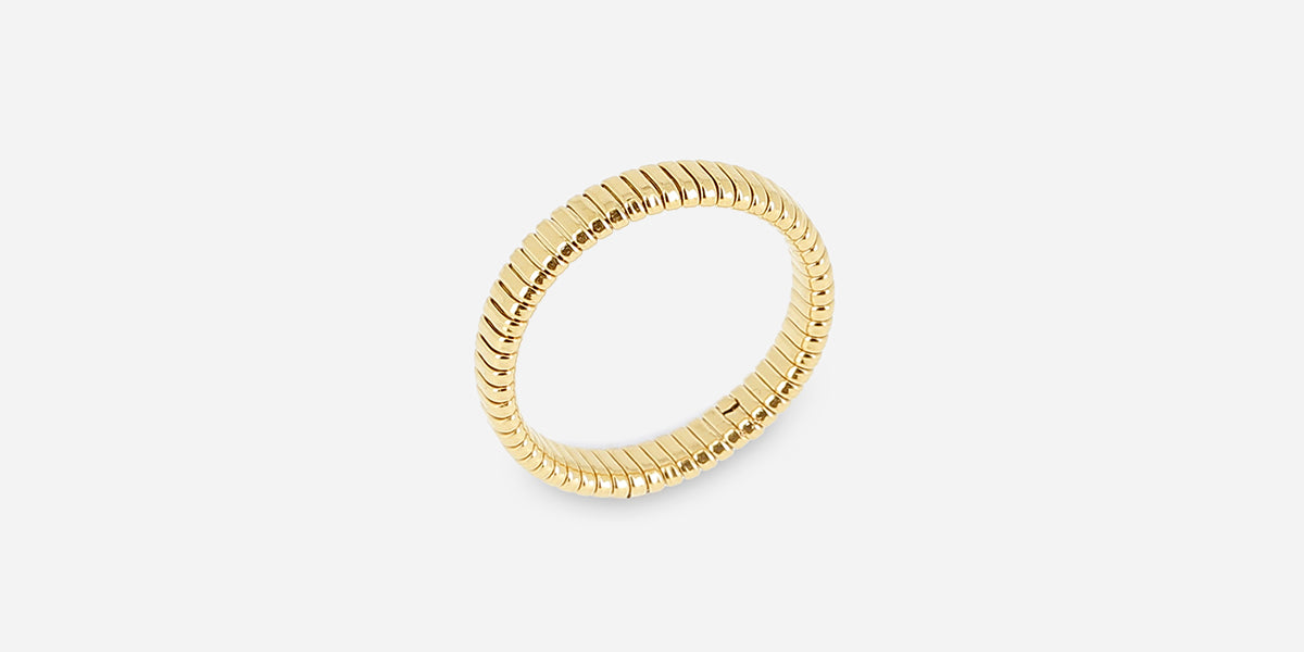 Bague Micro (Acier doré)