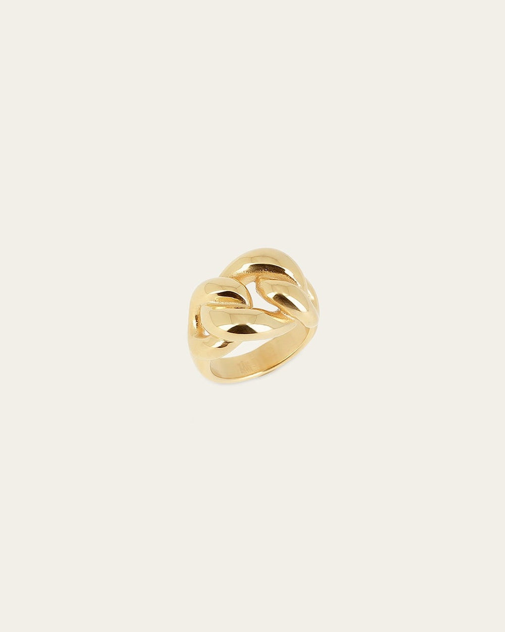 Bague Collega (Acier doré)