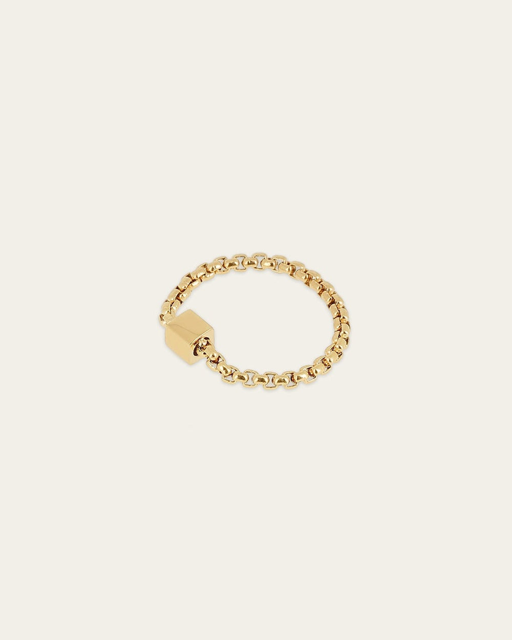 Bague Prima (Acier doré)