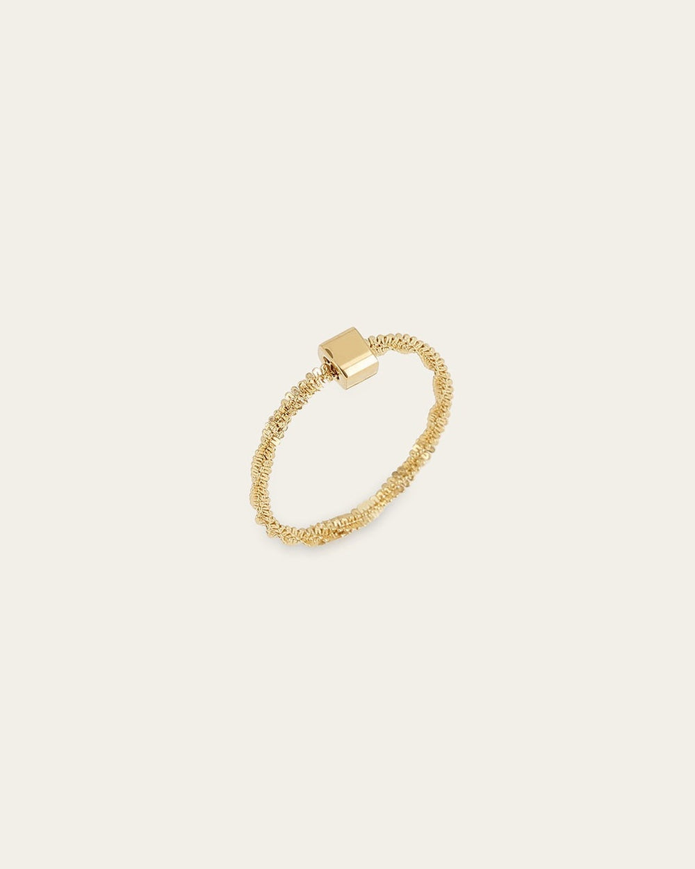 Bague Paulla (Acier doré)