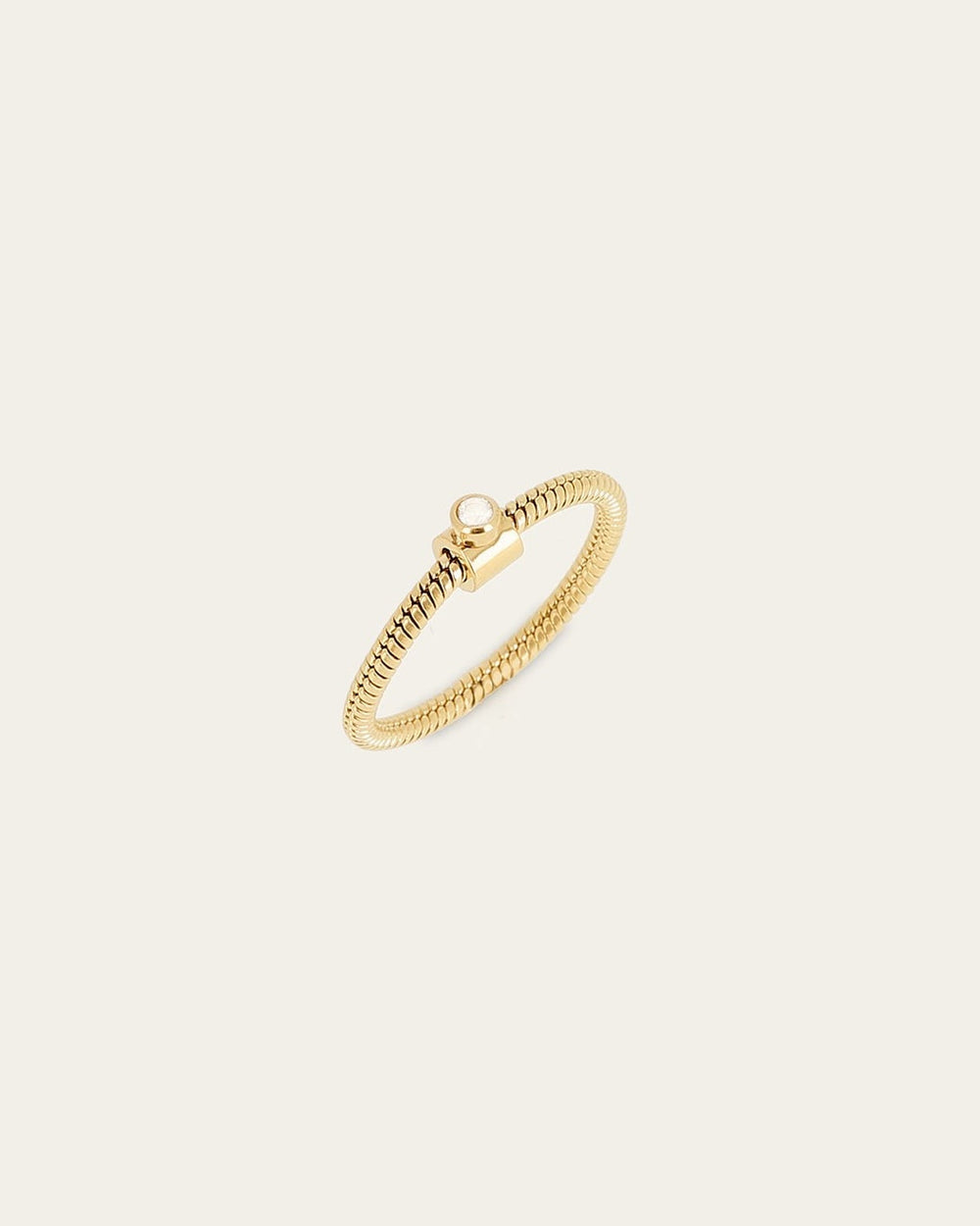 Bague Marcia (Acier doré)
