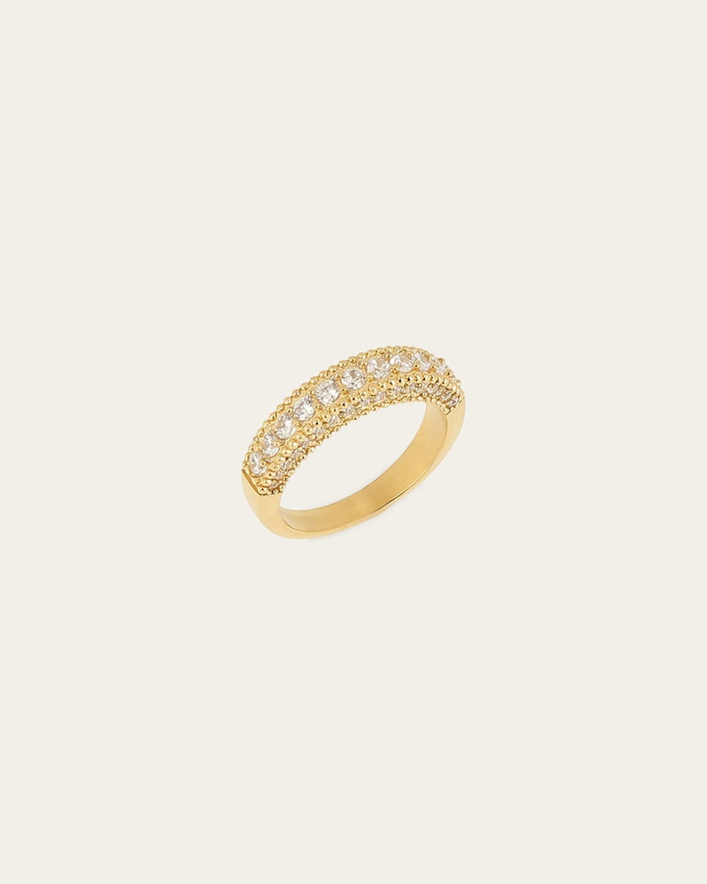 Bague Zyrelle (Acier doré)