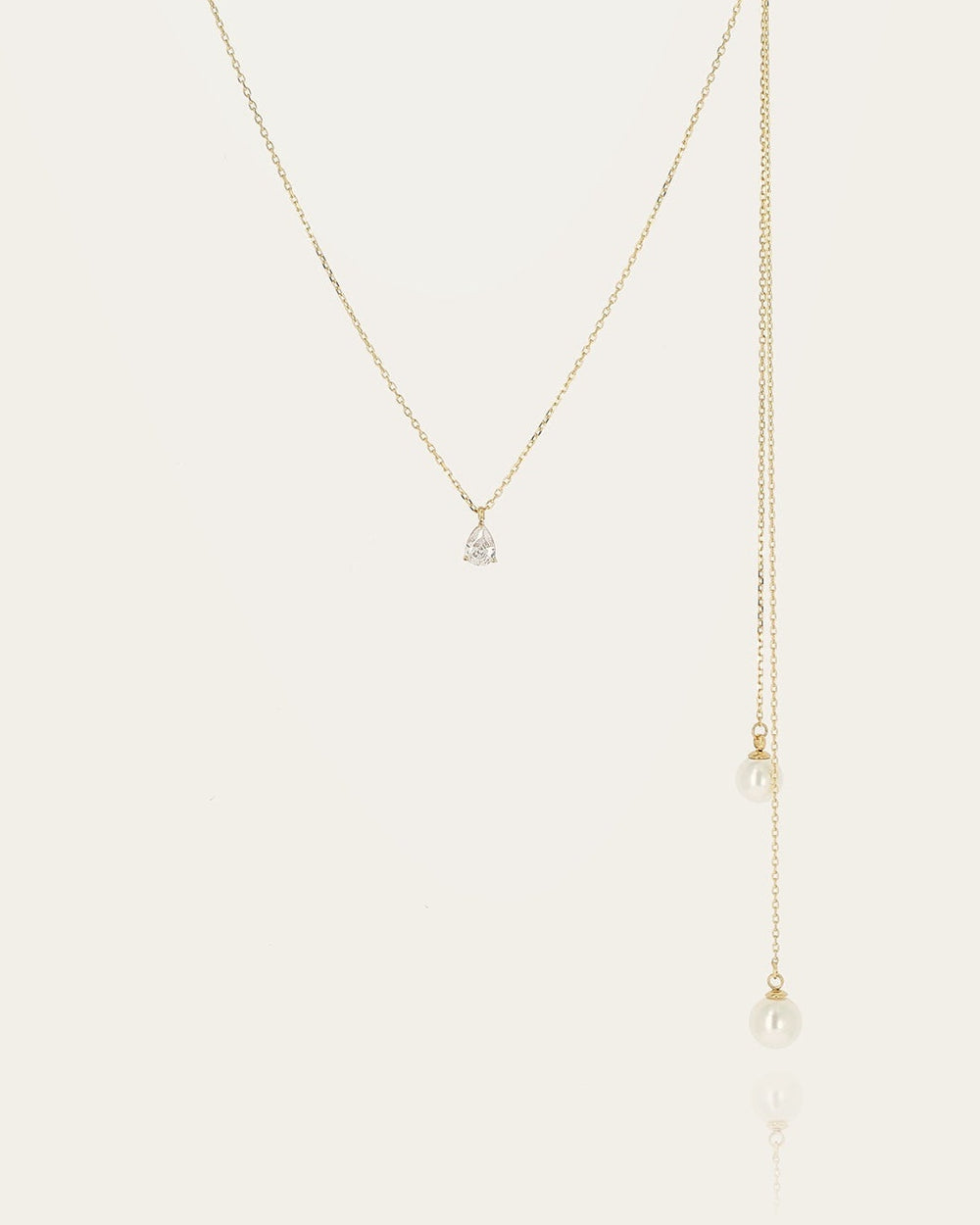 Alise back jewellery (Gold-plated steel)