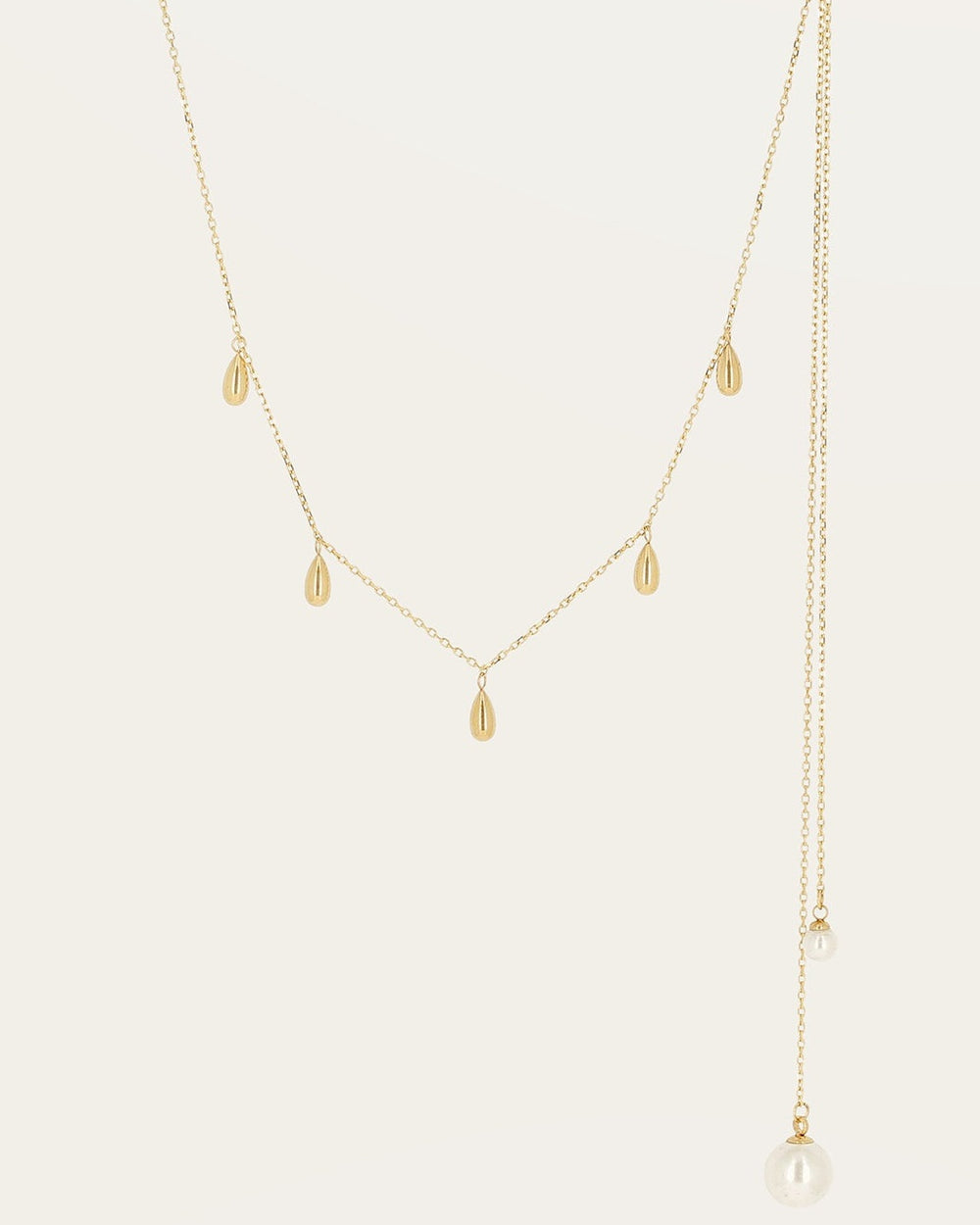 Aradeo Back jewellery (Gold-plated steel)