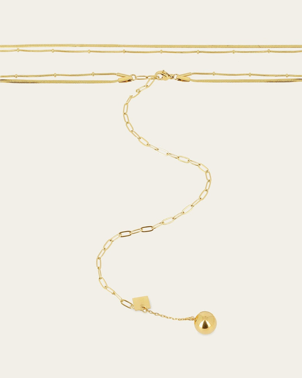 Piana Hips jewellery (Gold-plated Steel)