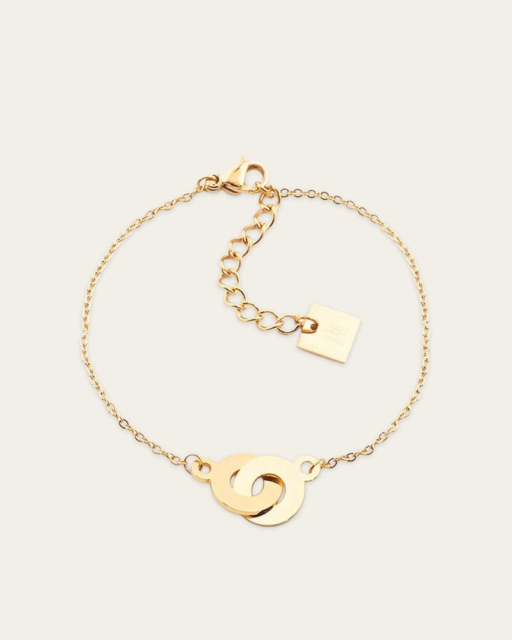 Bracelet Bow (Acier doré)
