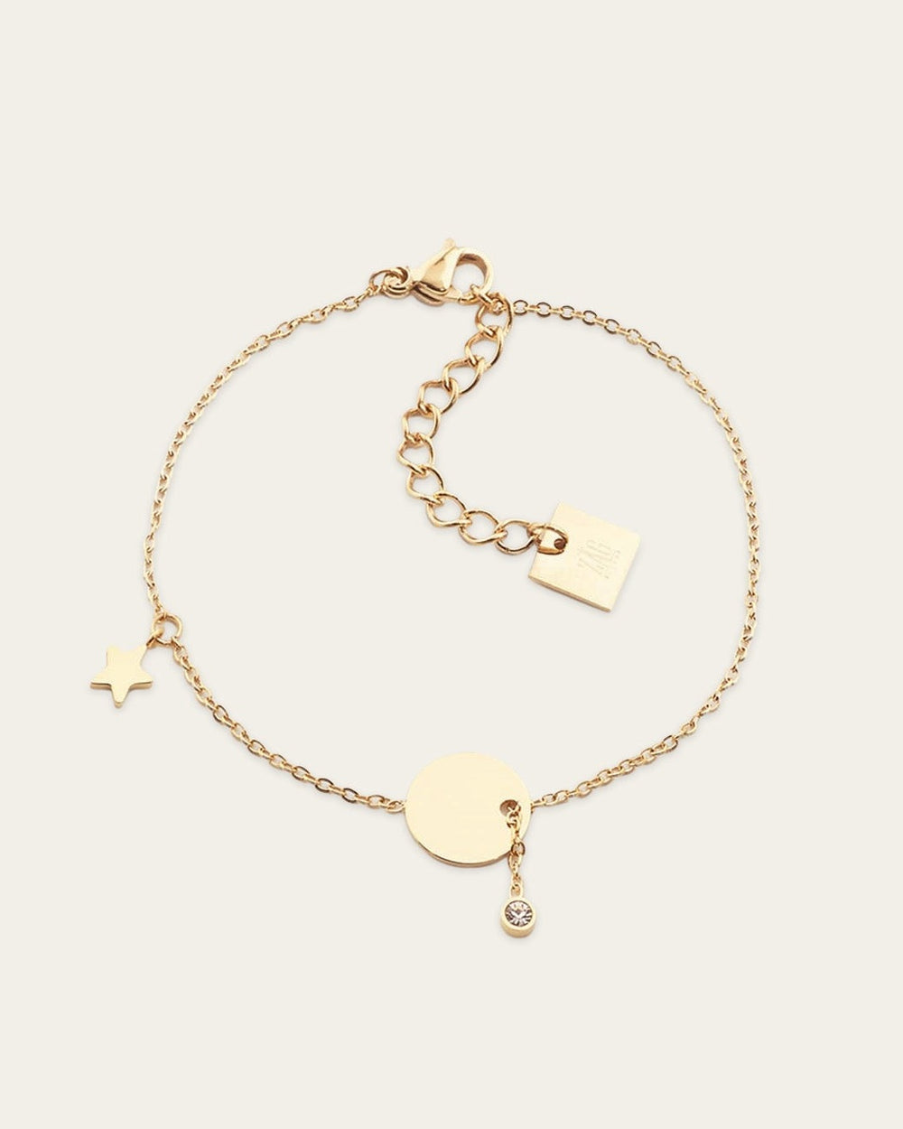 Bracelet Charm (Acier doré)