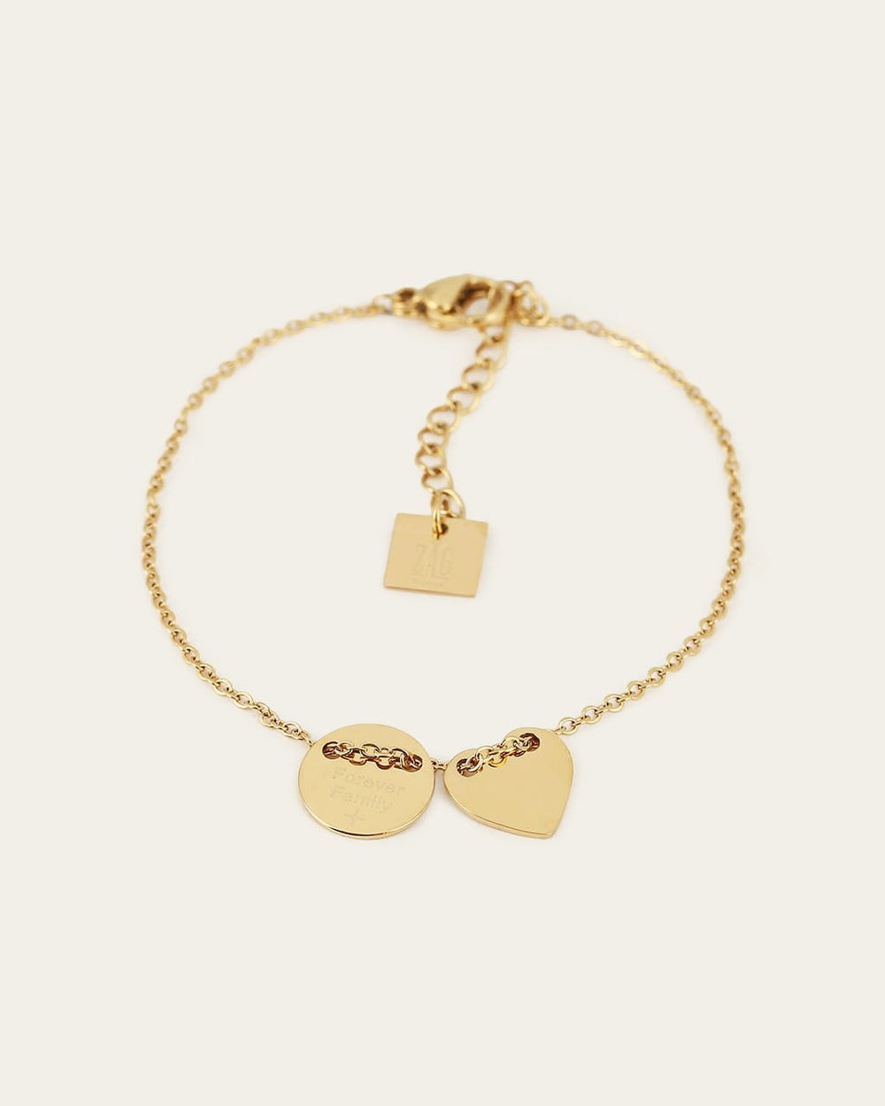 Bracelet Forever Family (Acier doré)
