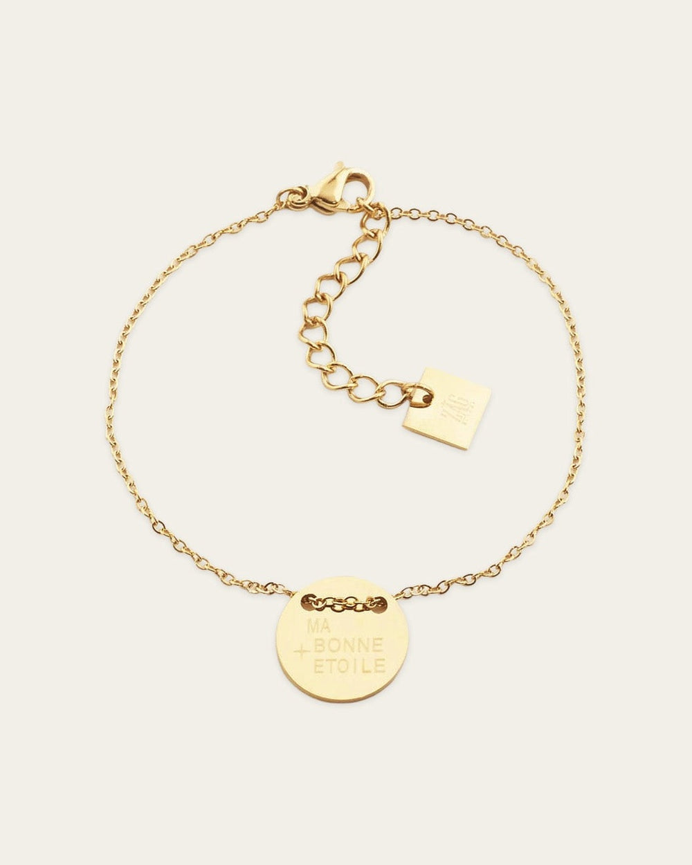 Bracelet Ma bonne étoile (Acier doré)