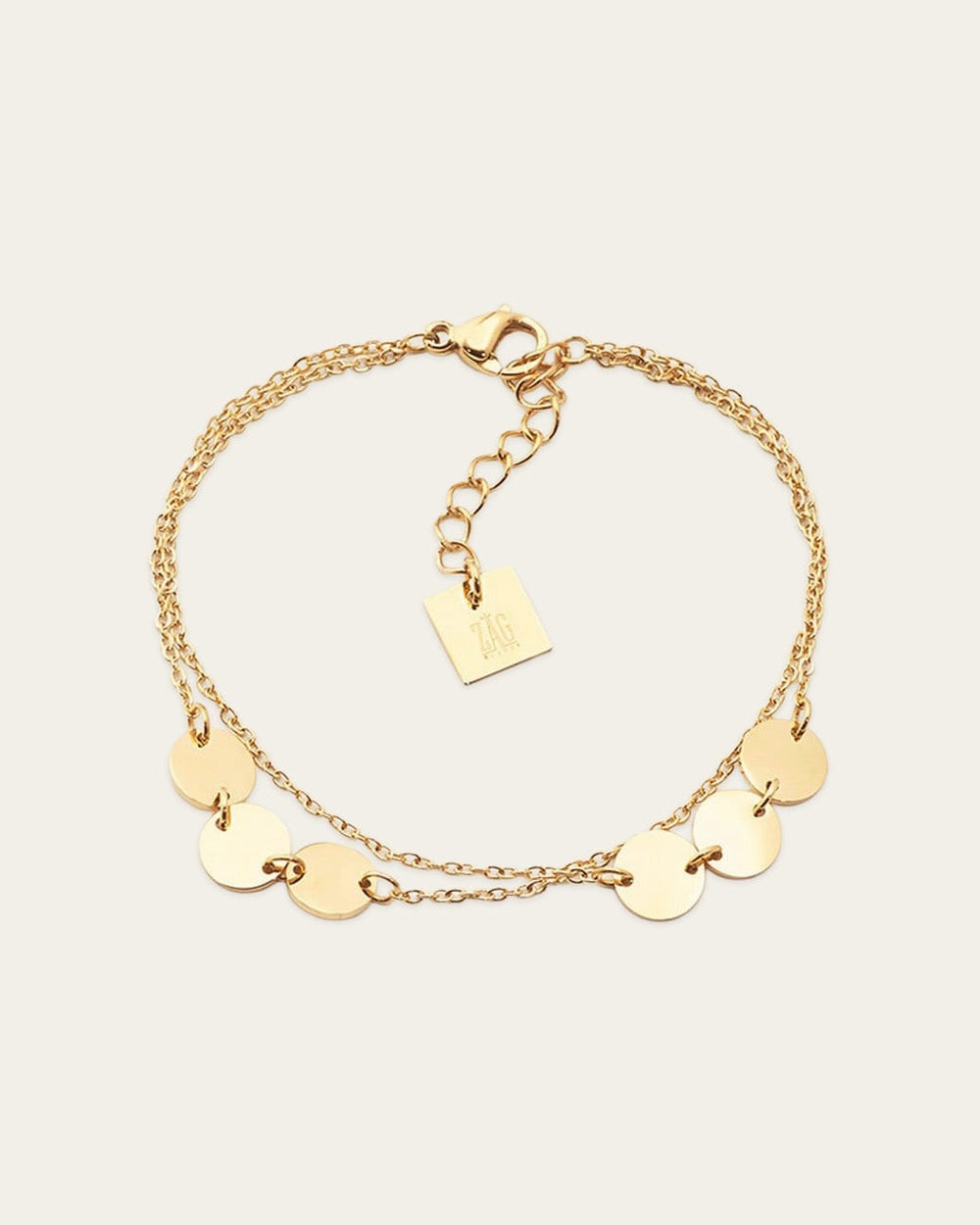Bracelet Planet (Acier doré)