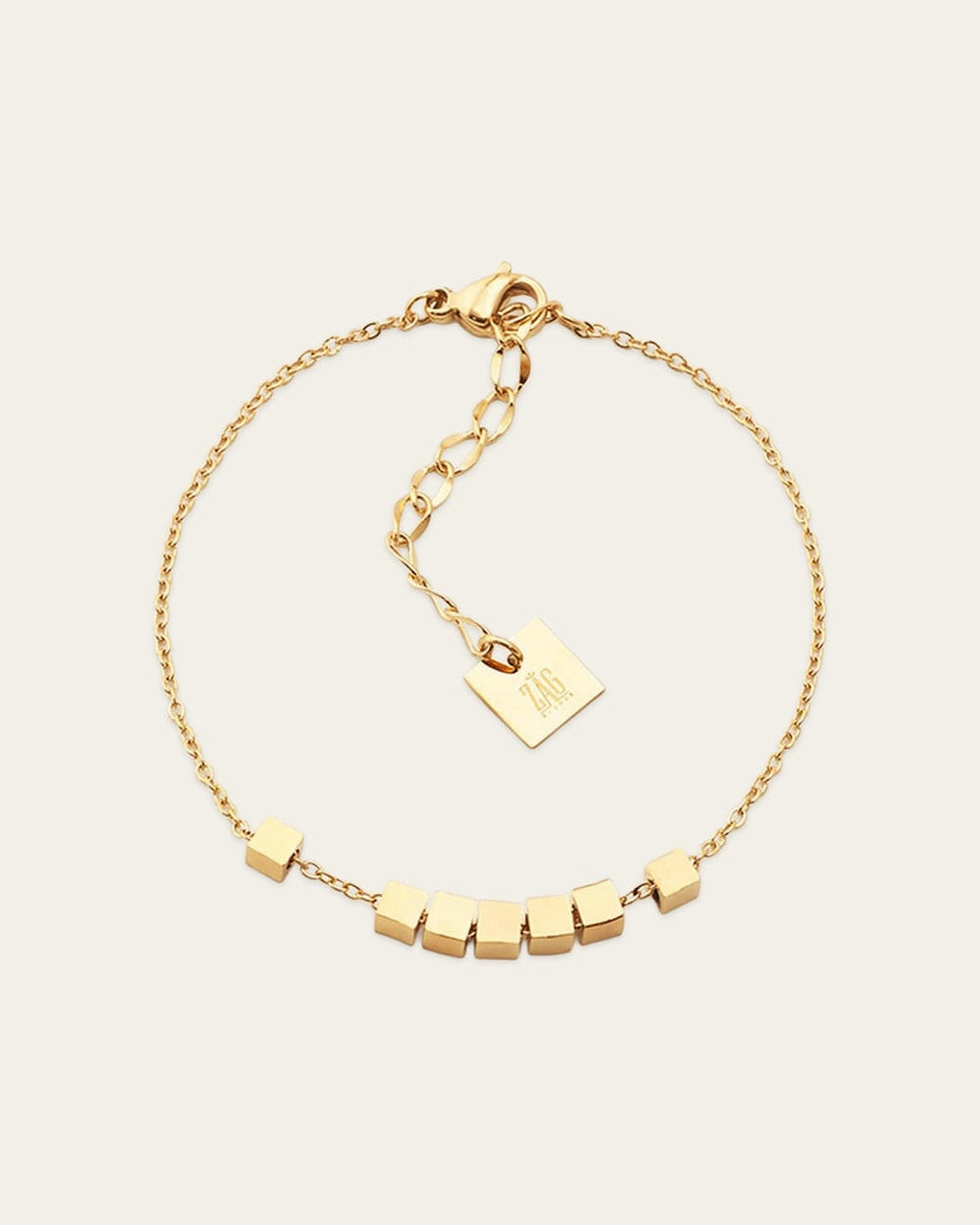 Pythagore Bracelet (Gold-plated steel)